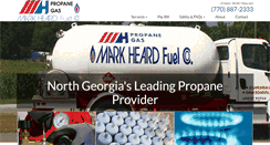 Desktop Screenshot of markheardfuel.com